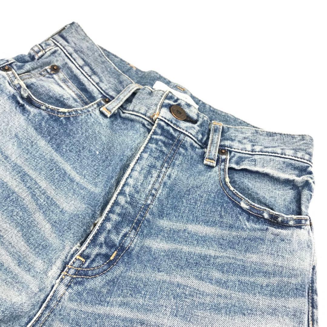 最終価格MOUSSY MVS FLARE フレアパンツフレアデニム 27インチ