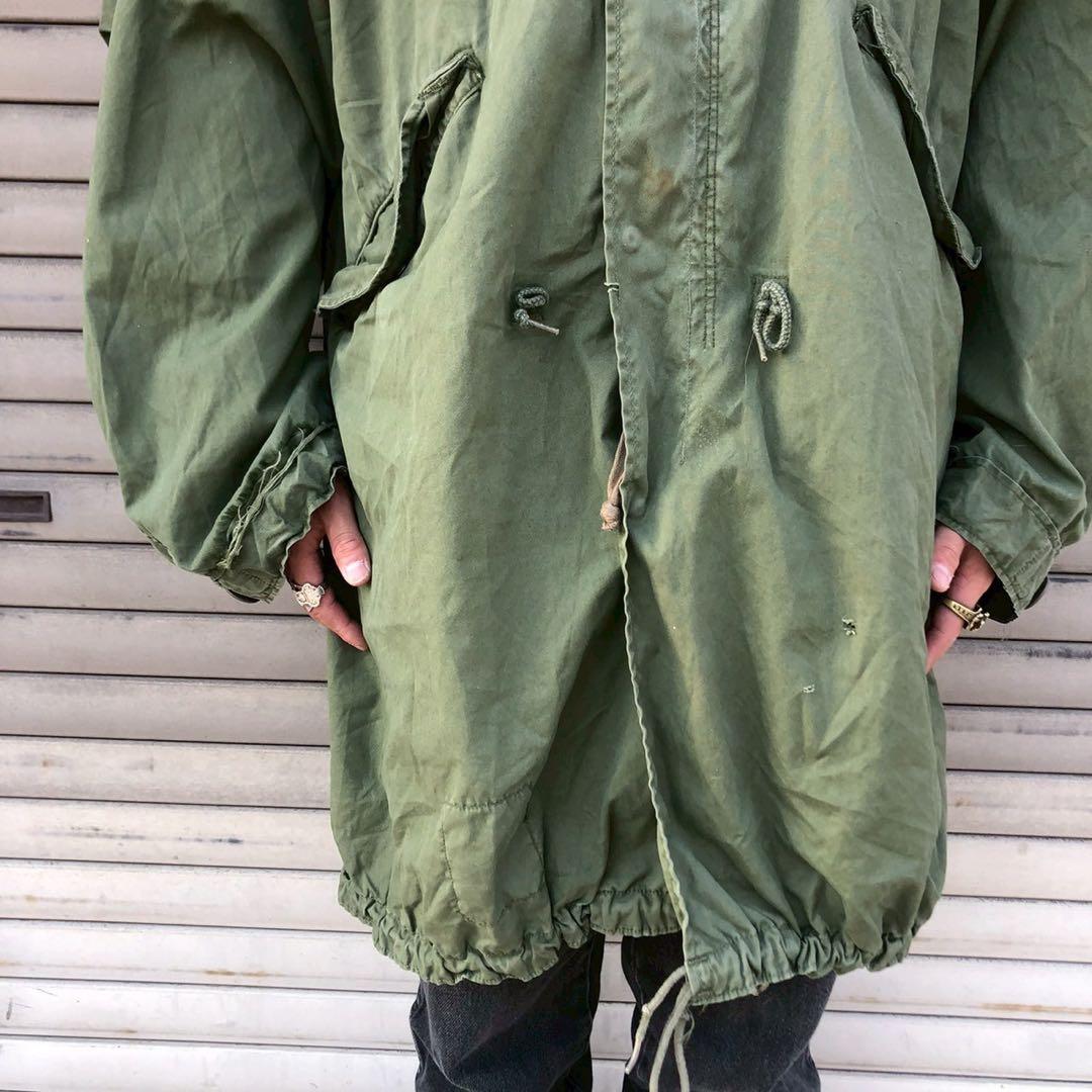 70s 米軍 実物 US ARMY M-65 フィッシュテール パーカー シエル