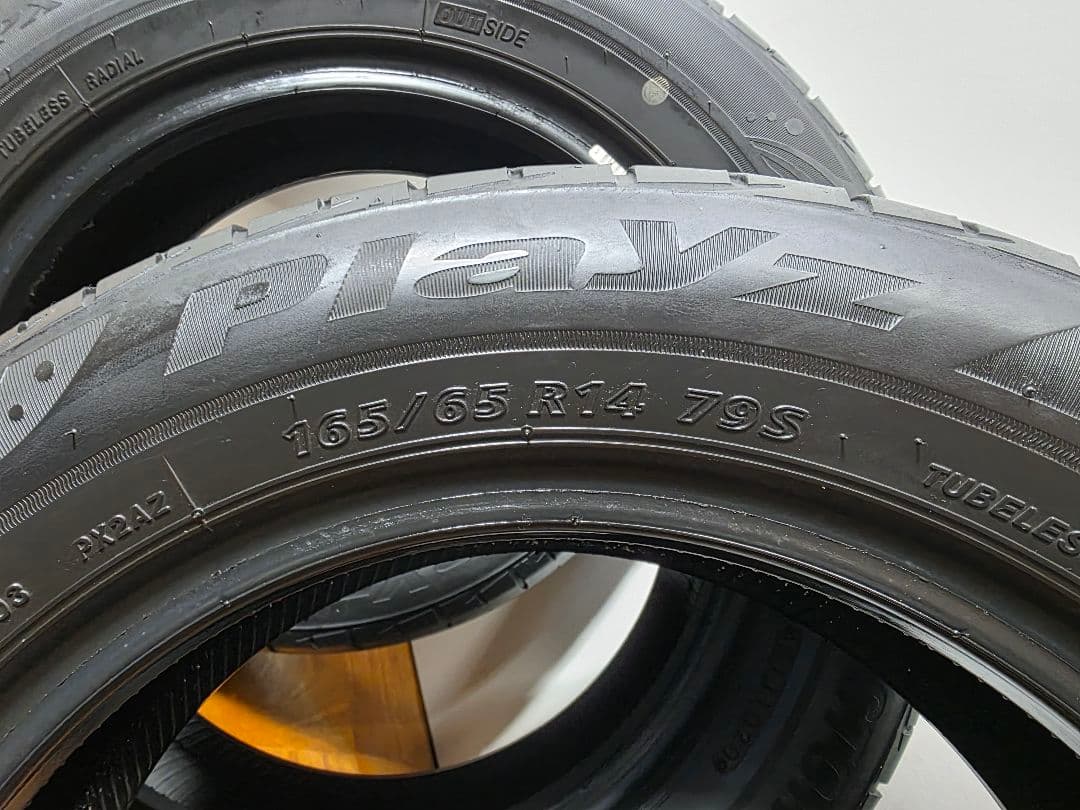 165/65R14 夏タイヤ ブリヂストン 20年式