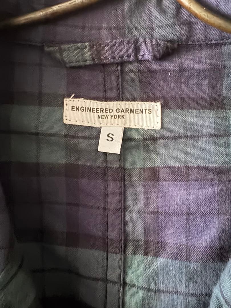 ENGINEERED GARMENTS チェック柄テーラードジャケット S