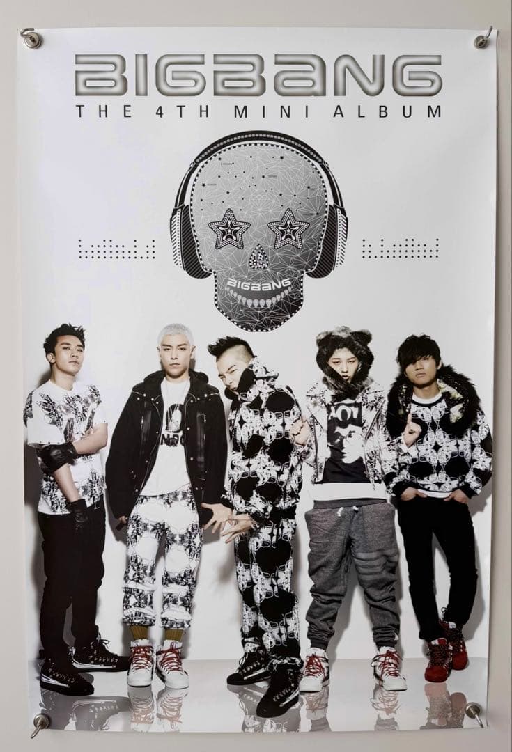BIGBANG MINI 4 (韓国盤) ポスター2種 ＋ 生写真