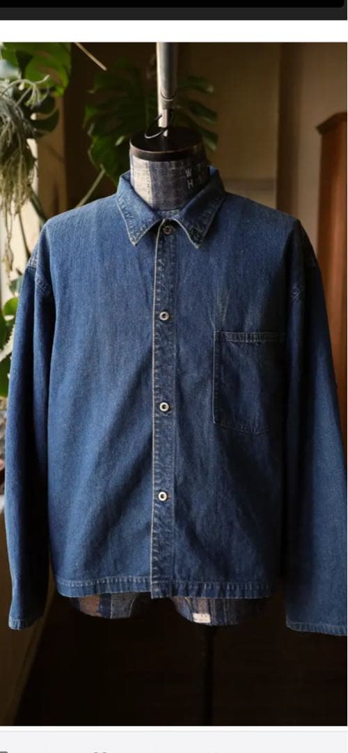完売品A.PRESSEアプレッセUS NAVY Denim Jacket M〜L