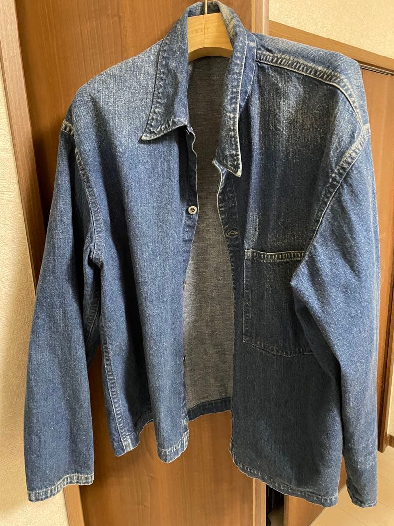 完売品A.PRESSEアプレッセUS NAVY Denim Jacket M〜L