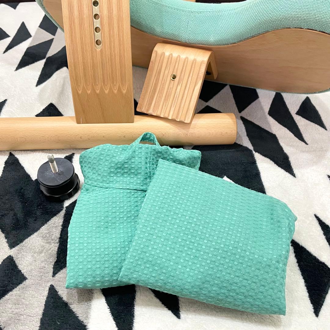 バランスラボ バランスチェア バランスイージー ライトグリーン 中古品 緑カバー