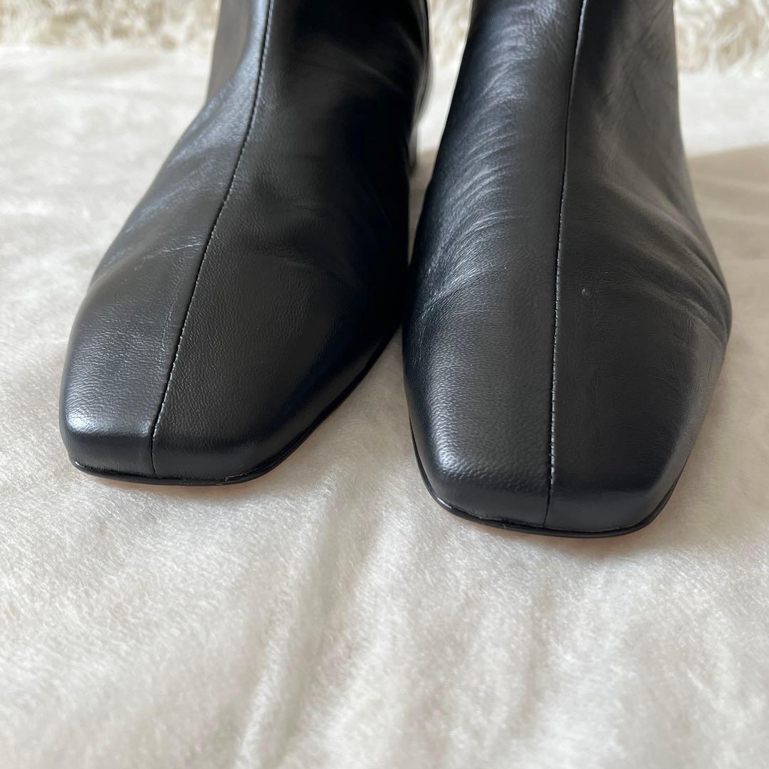 新品✨CORSO ROMA9 コルソルーマノーヴェ　ショートブーツ　レザー　黒