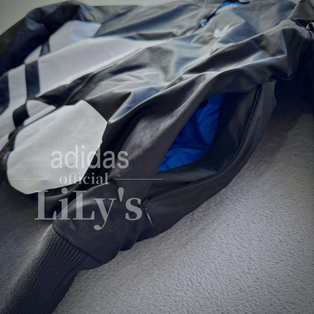 【５ＸＬサイズ】adidas　MA-1ジャケット　黒　アディダス　ブラック　新品