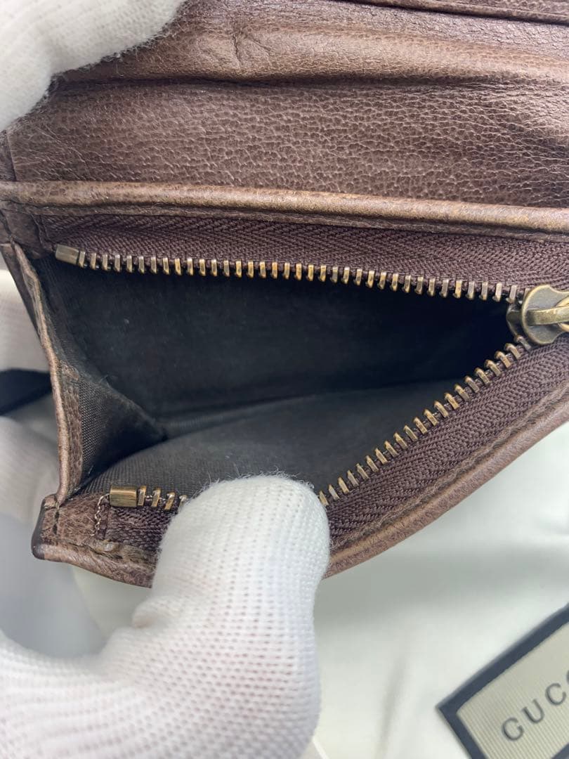 GUCCI 折り財布 オフィディア GGマーモント シェリーライン