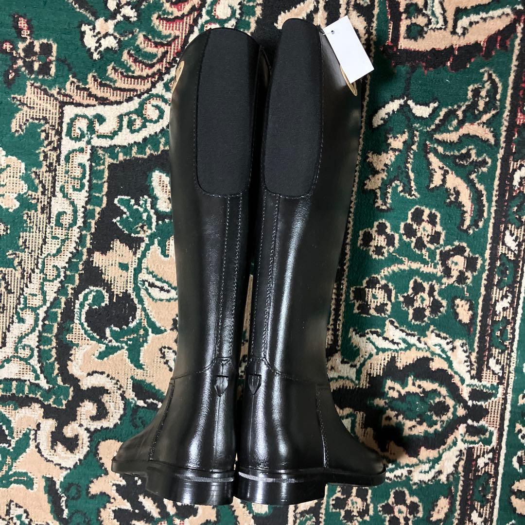 新品未使用タグ付　DAFNA レインブーツ 長靴　ブラック