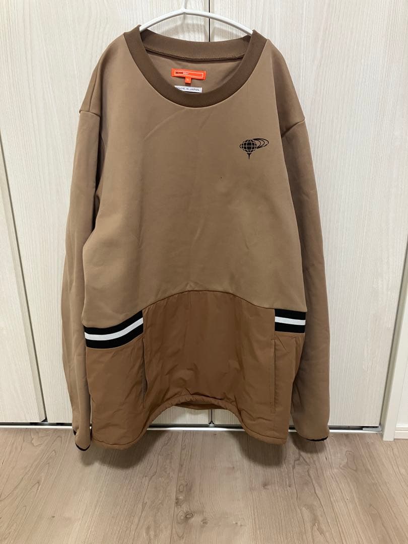 イ*る様 BEAMS GOLF XL ハイゲージフリース 切り替え プルオーバー