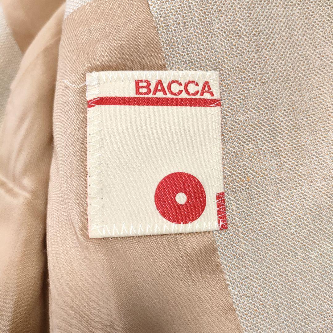 新品✨BACCA　リネン×ウール×シルク　テーラードジャケット　ライトブラウン