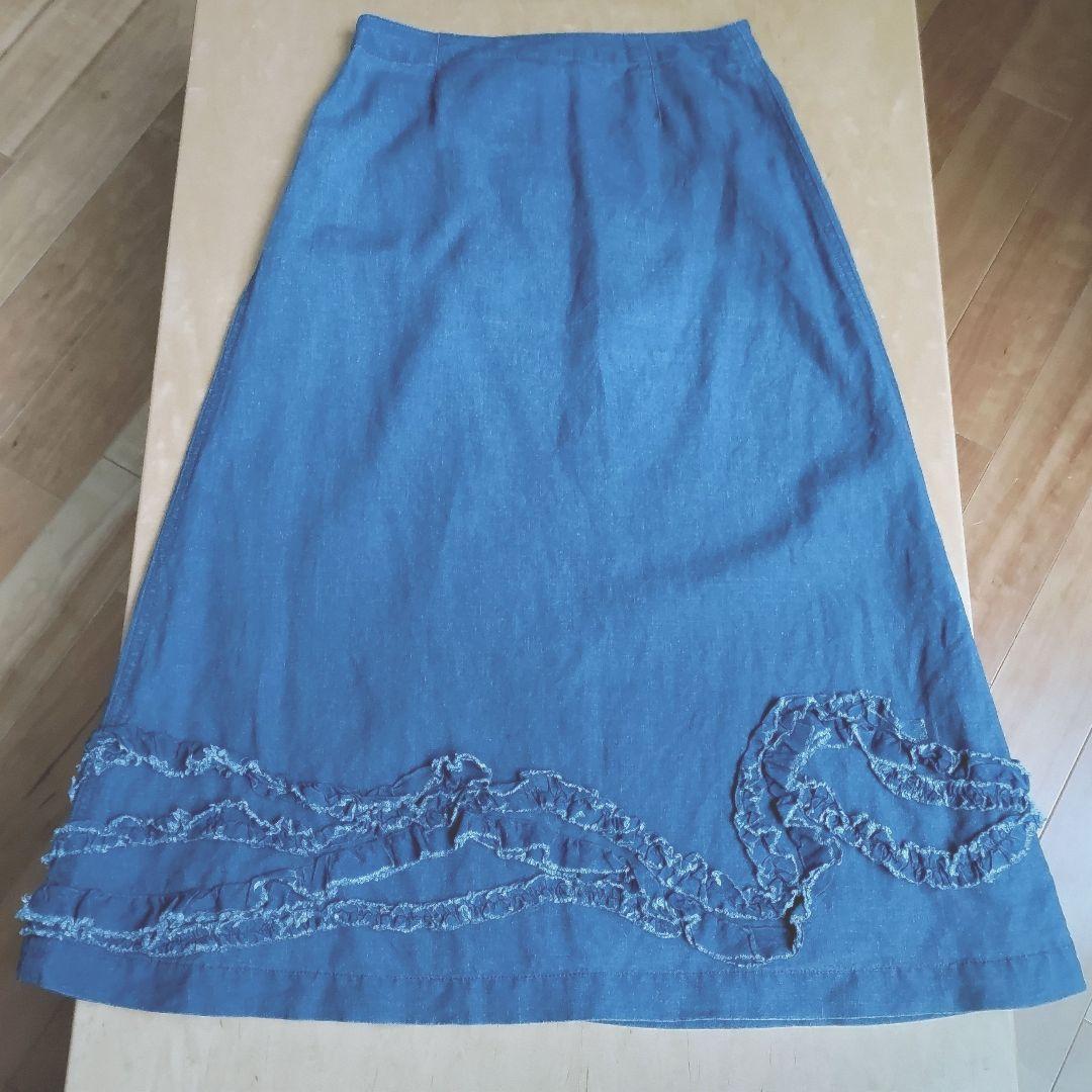 tricot COMME des GARCONS　ロングスカート　S　麻