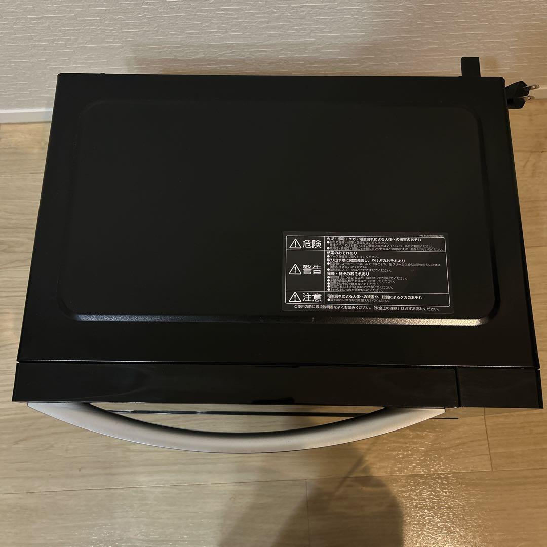 【美品】 アイリスオーヤマ 電子レンジ MO-FM1804-B 2022年製