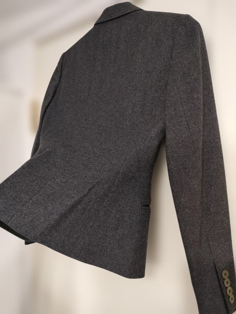 美品✦RALPH LAUREN　ラルフローレン　上質ウールジャケット　S　グレー