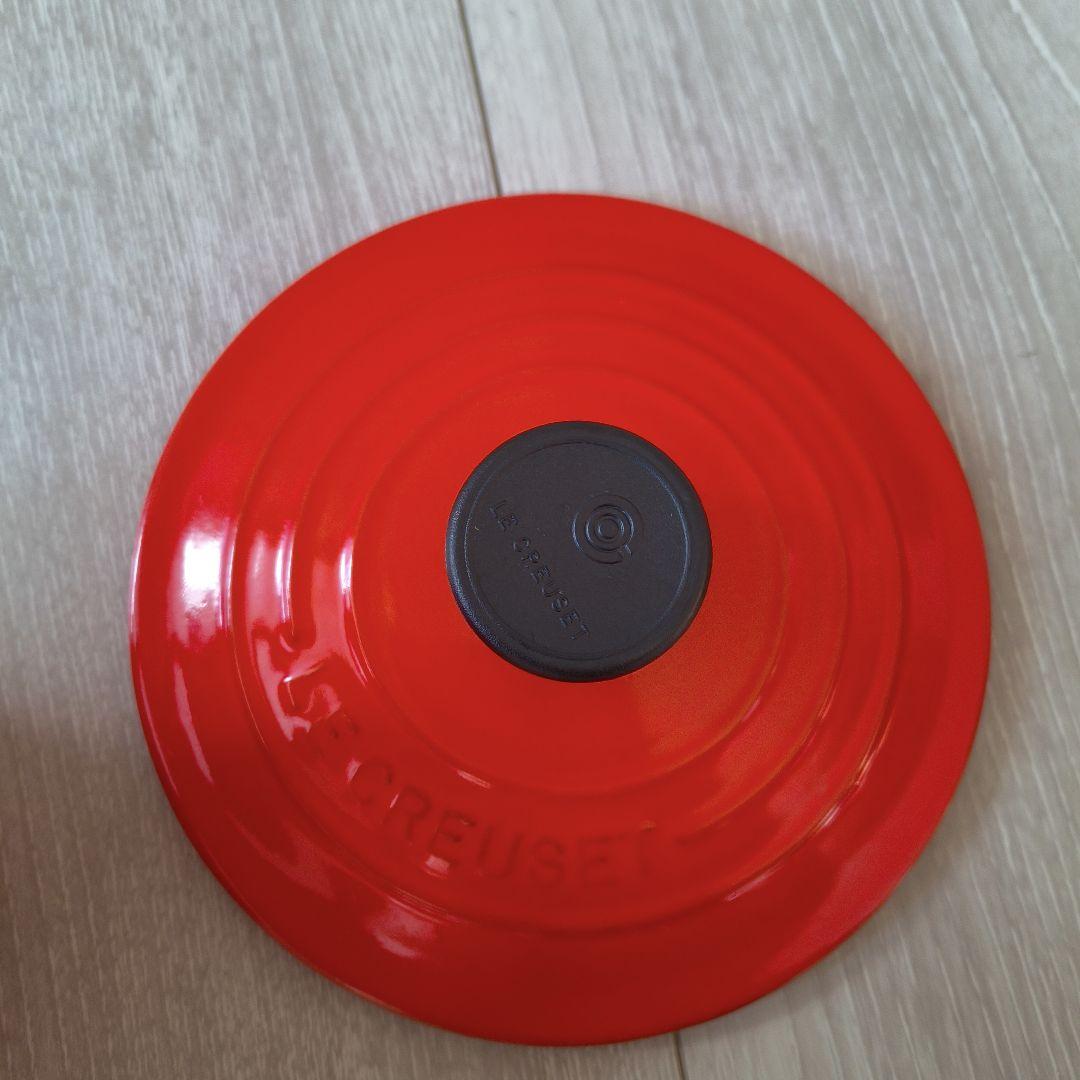 【新品未使用】LE CREUSET ココットロンド オレンジ 両手鍋 16cm
