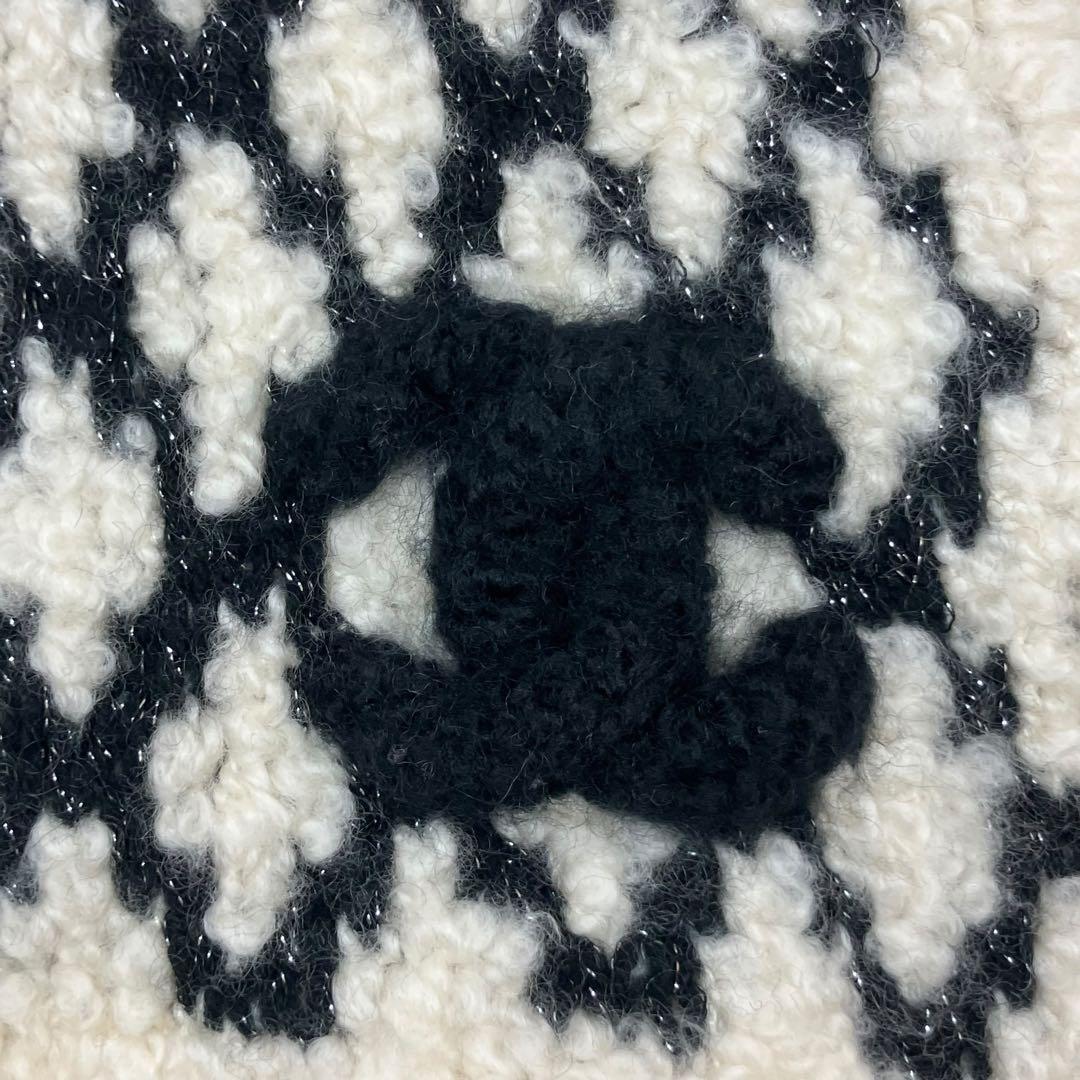 CHANEL/シャネル ココマーク ラメマトッラセ マフラー l_134