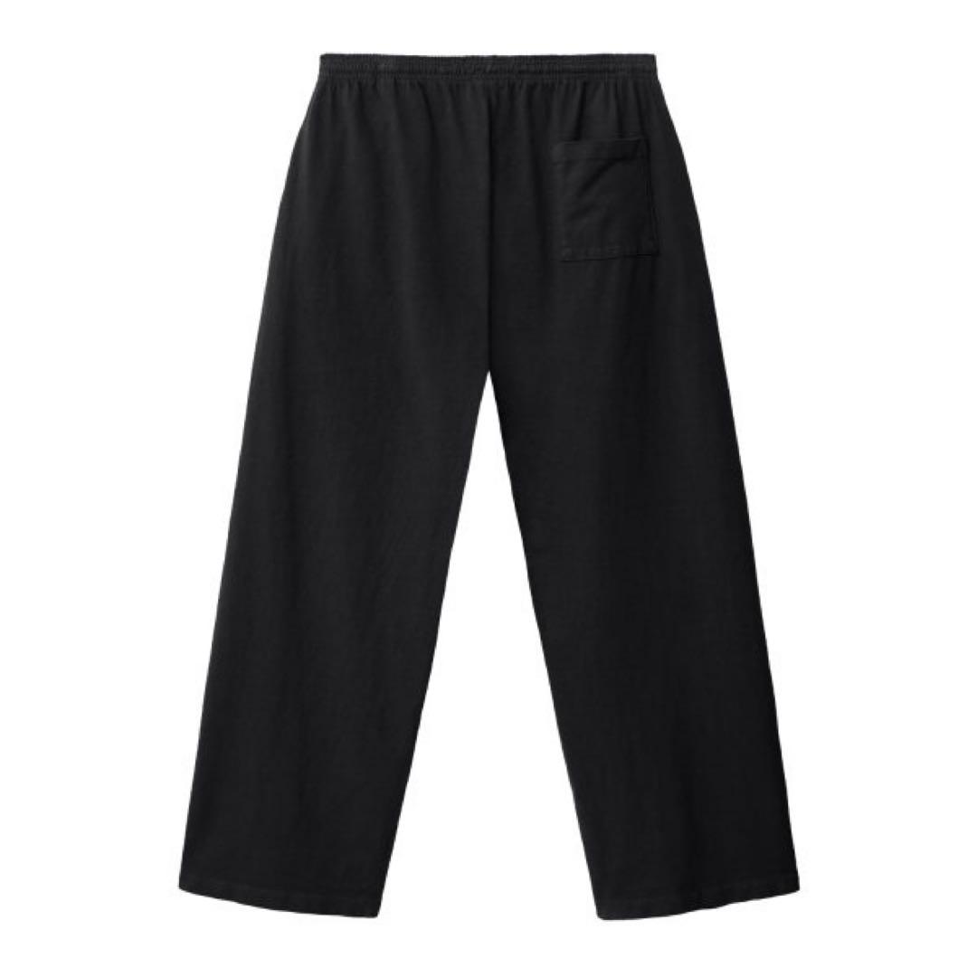 ロサンゼルスアパレル 8.5oz ヘビー ワイド スウェットパンツ 黒　L