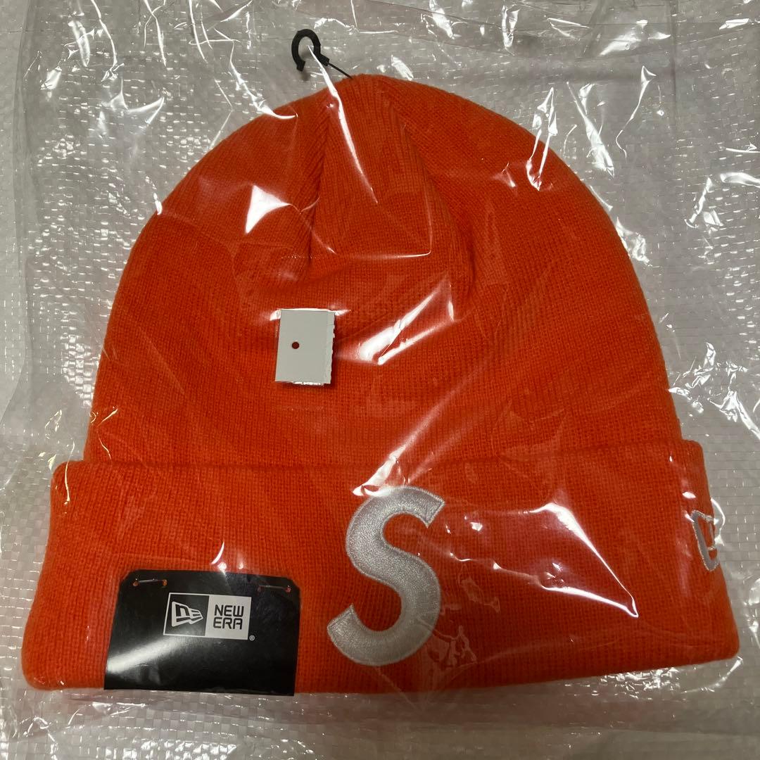 帽子 Supreme New Era S Logo Beanie \"Orange\"