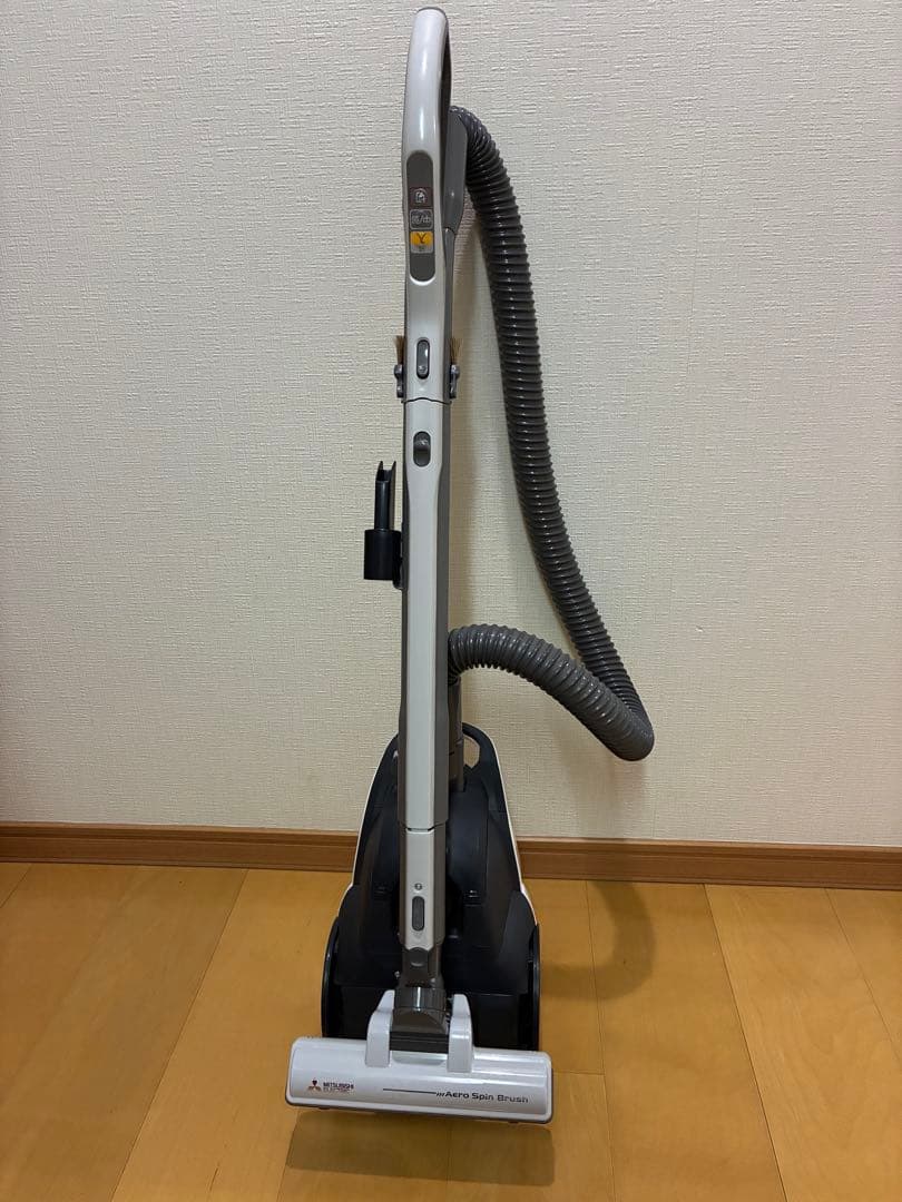 三菱電機　掃除機紙パック式(TC-FJ2D)ホワイト・グレー 本体