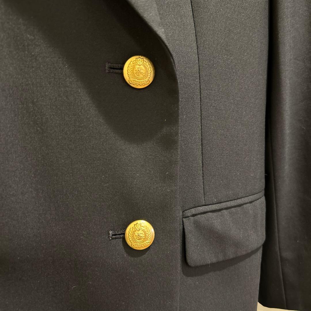 Burberry バーバリー　カシミヤ混　ブレザー　紺ブレ　金ボタン　セレモニー
