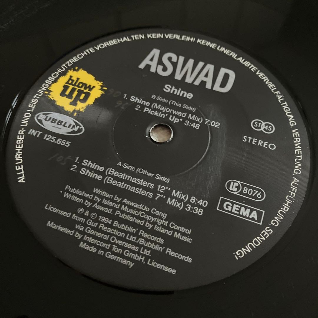 Aswad Shine　アスワド シャイン　12㌅レコード