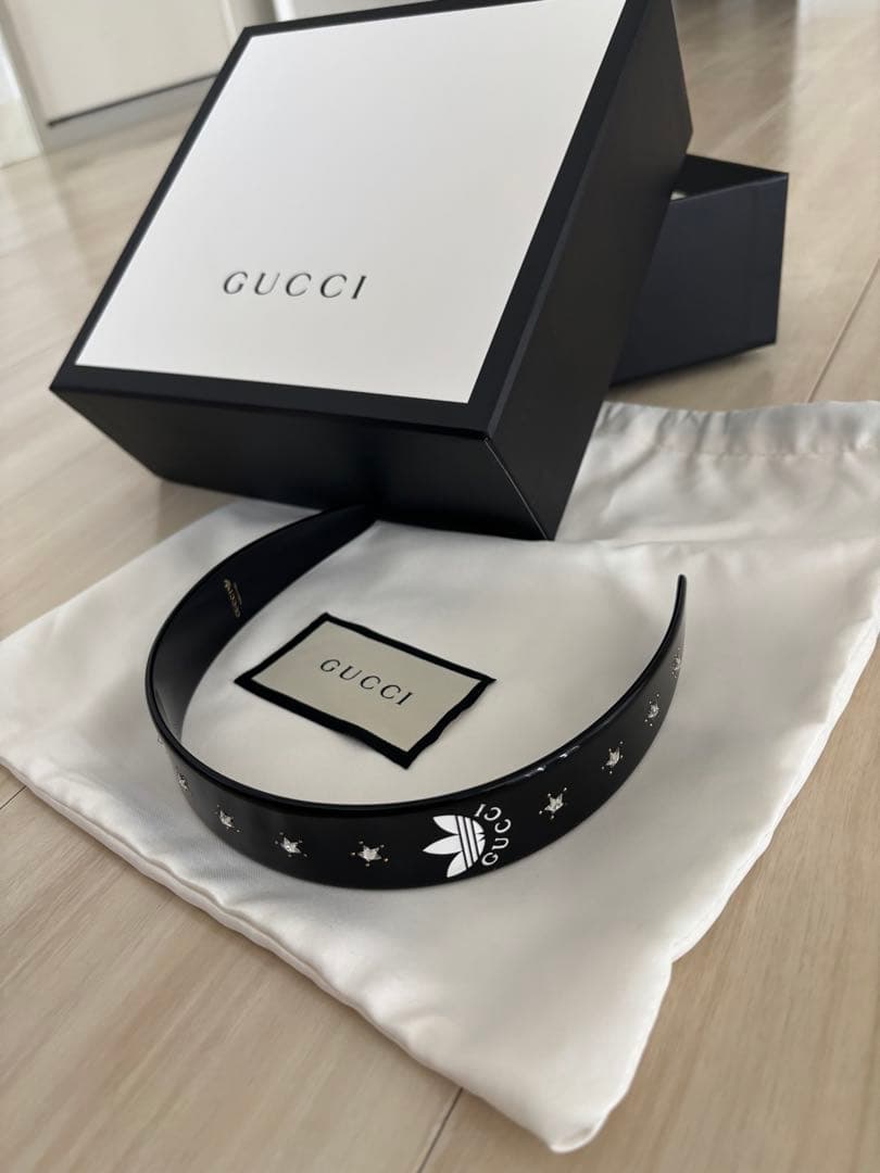 GUCCI×adidas ブラック カチューシャ