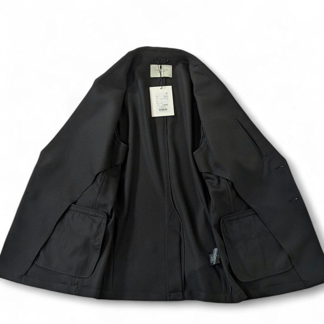タグ付き★パブリックトウキョウ　ブラック　GRツイルテーラードジャケット　黒　S