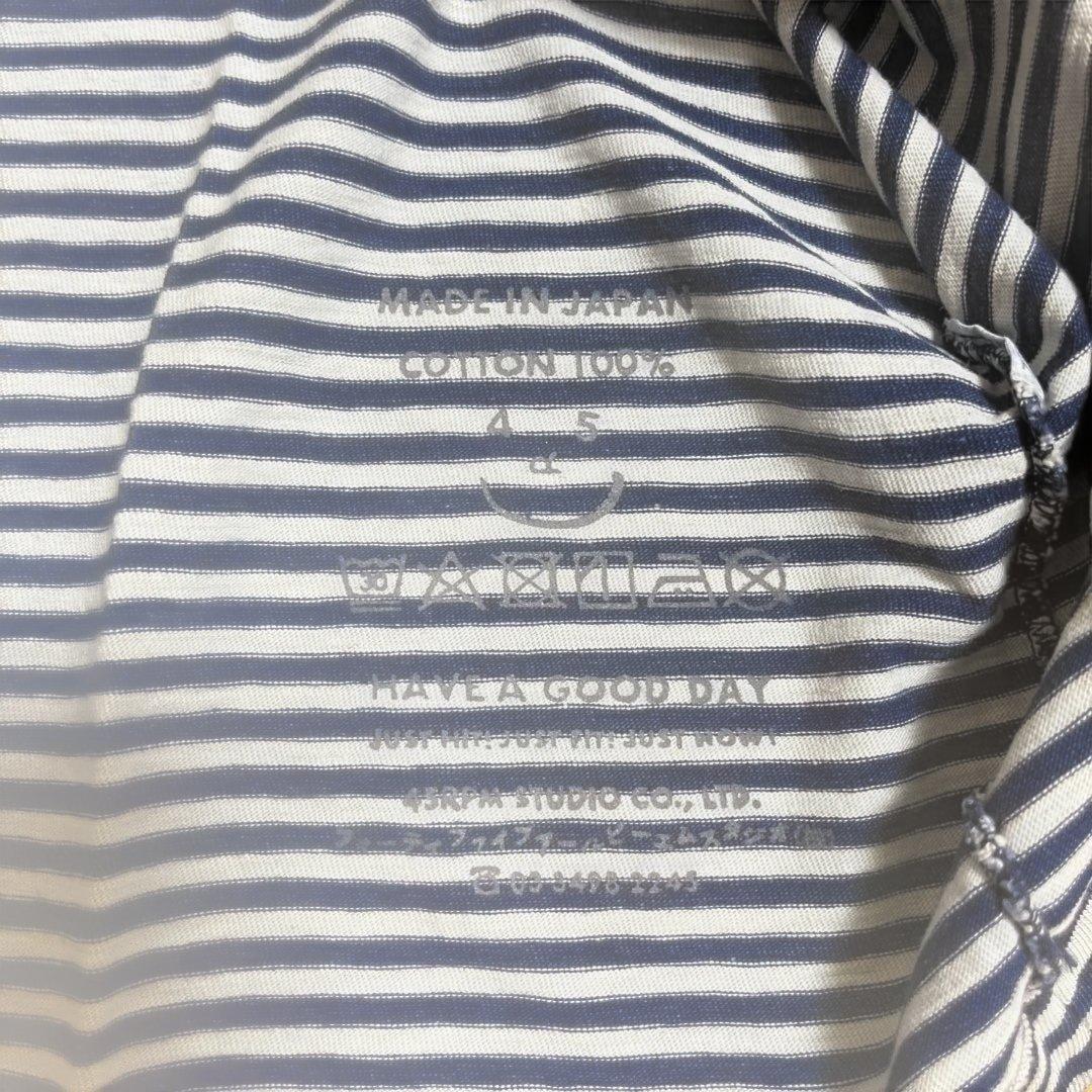 45R 45rpm ボーダー半袖Tシャツ 新品未使用