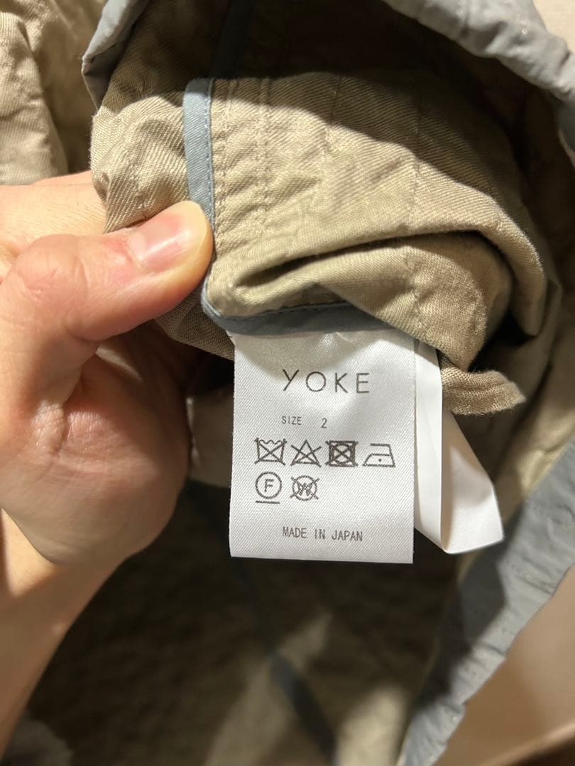 【じん】YOKE （ヨーク）Quilted  Parka
