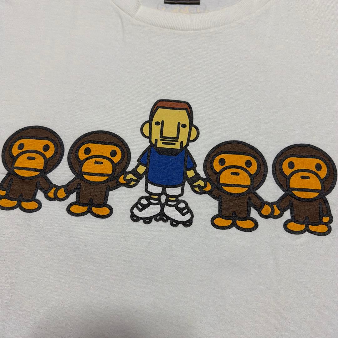 初期　 A BATHING APE BAPE 中田　NAKATA tシャツ XL