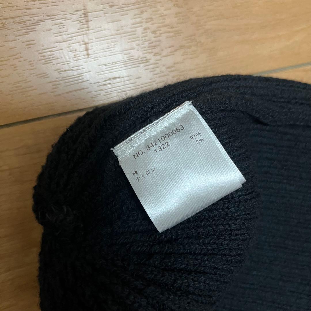 ロンハーマン ニット帽 ニットキャップ ビーニー ブラック 黒 メンズ 帽子