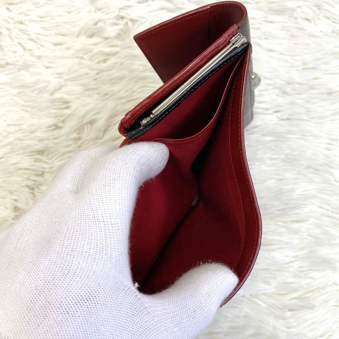 【美品】Vivienne Westwood 二つ折り財布 がま口 レザー