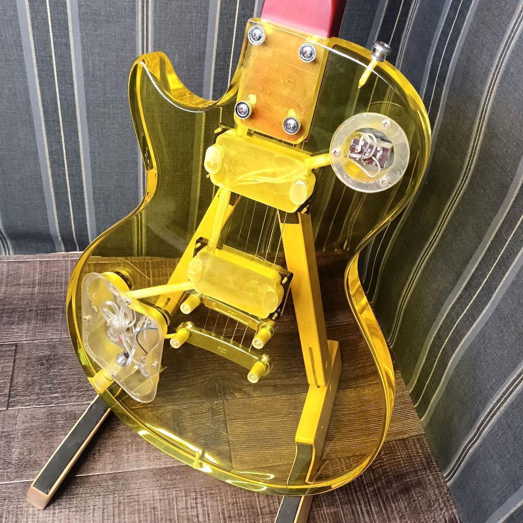 改造ギター GRECO レスポール CUSTOM カスタム クリア アクリル