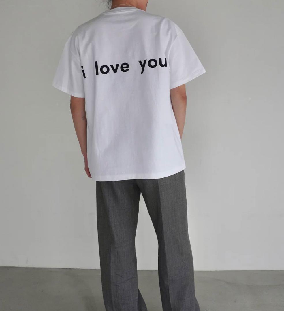 ￥11000新品ENCIRCLEホワイトLove letter Tシャツ大屋夏南