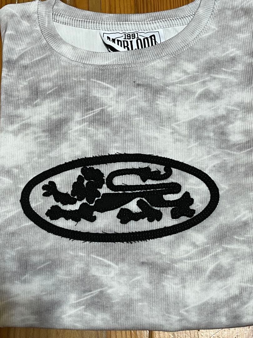 badblood Tシャツ Washed White