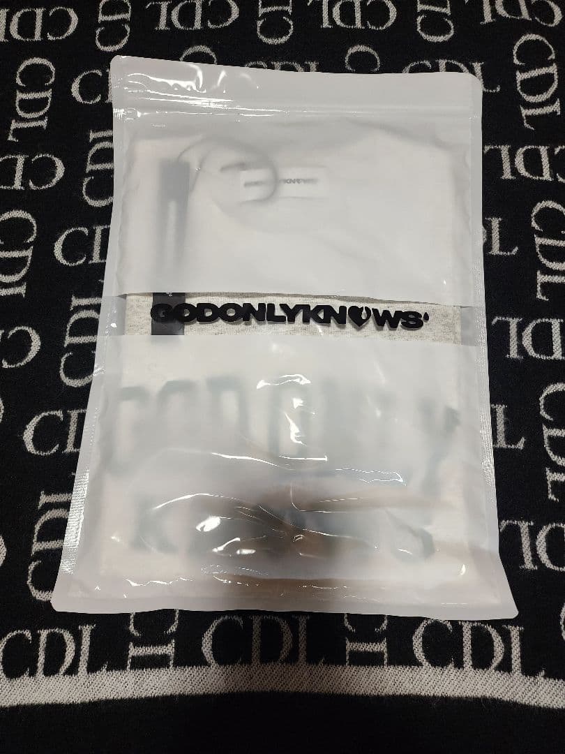 ミュージシャン GOD ONLY KNOWS COLLEGE LOGO T-SHIRT