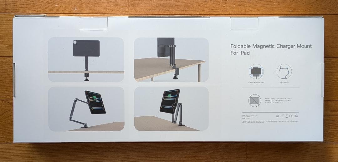 iPad Pro 11インチ 背面充電 マグネットスタンド クランプ式 Air