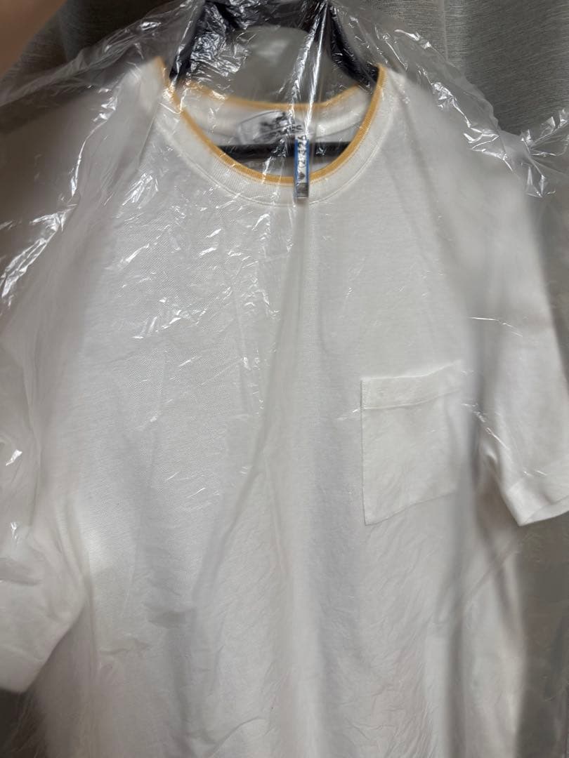 エルメス　HERMES メンズTシャツ 白　Mサイズ