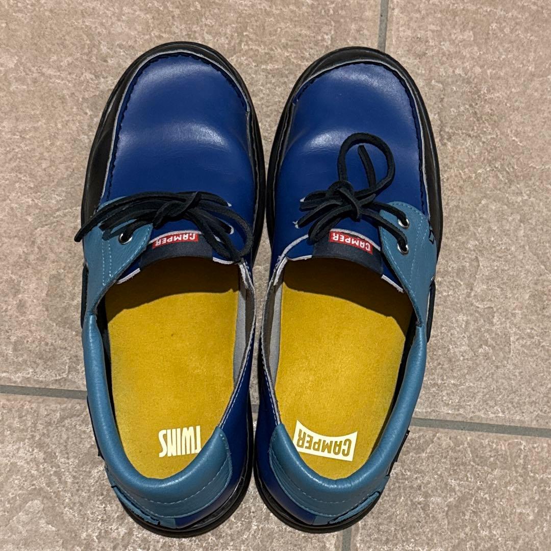 Camper TWINS 26cm ブルー モカシン K100325-001