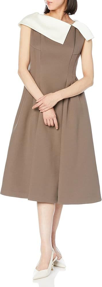 CELFORD セルフォード ホールドカラーフレアドレス