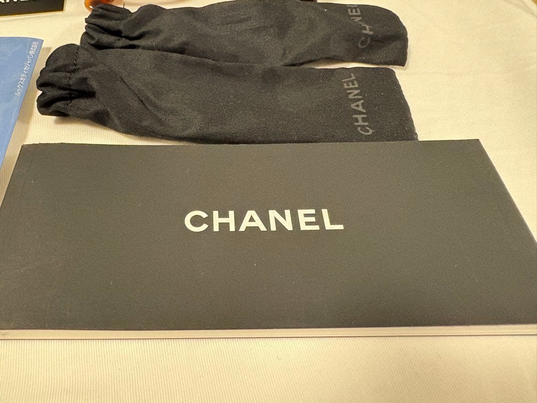 【美品】CHANEL サングラス カメリア×パール ココマーク正規品