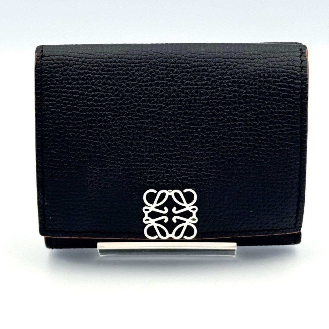 D*E様 【即日発送可】LOEWE トライフォール ウォレット 三つ折り 財布