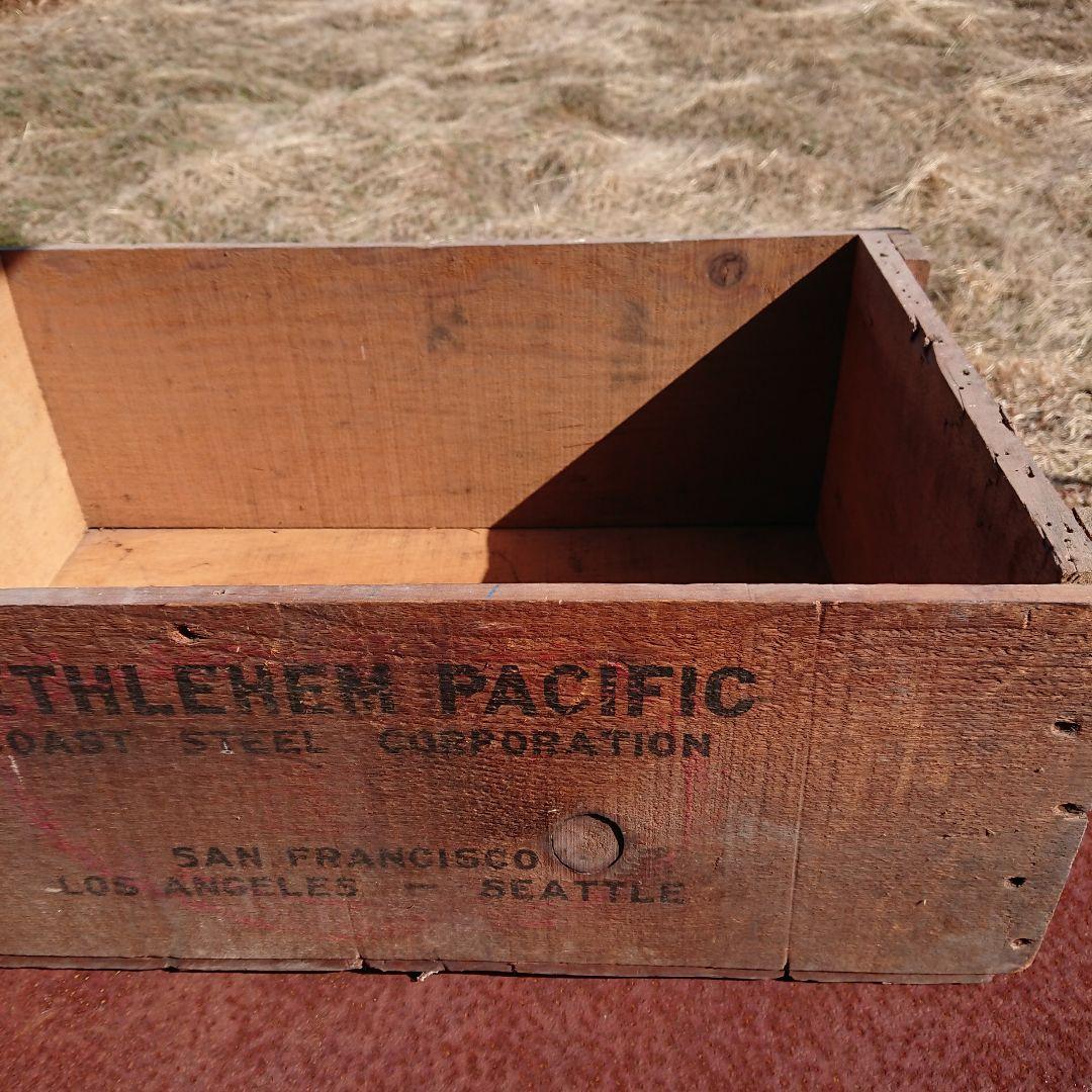 JDアメリカンヴィンテージ　木箱　Bethlehem Steel 　USA