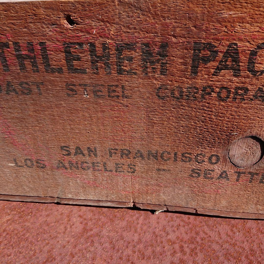 JDアメリカンヴィンテージ　木箱　Bethlehem Steel 　USA