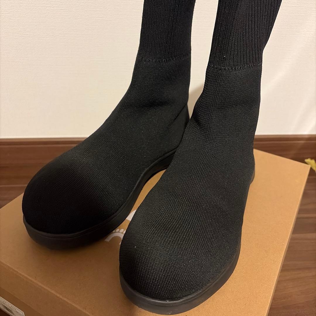 Racbaki ニットブーツ ブラック　ラクバキ