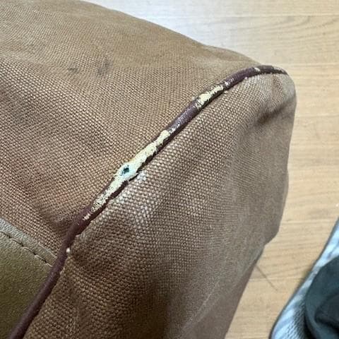 80s L.L.Bean ボストン レザー ギザタグ ダッフルバッグ　キャンバス