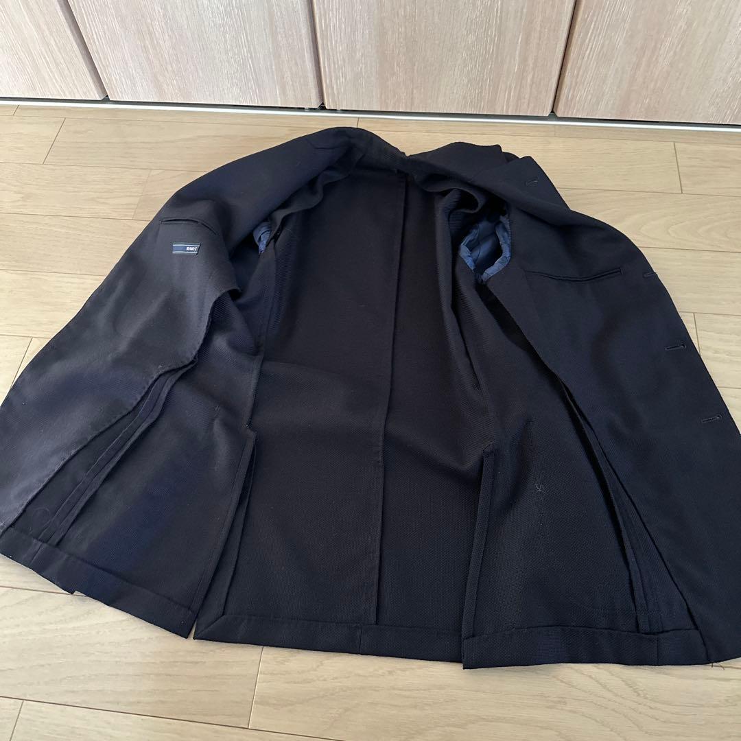 BEAMS F ネイビー ホップサックジャケット