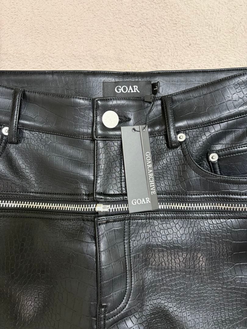 GOAR ARCHIVEレザーデニム
