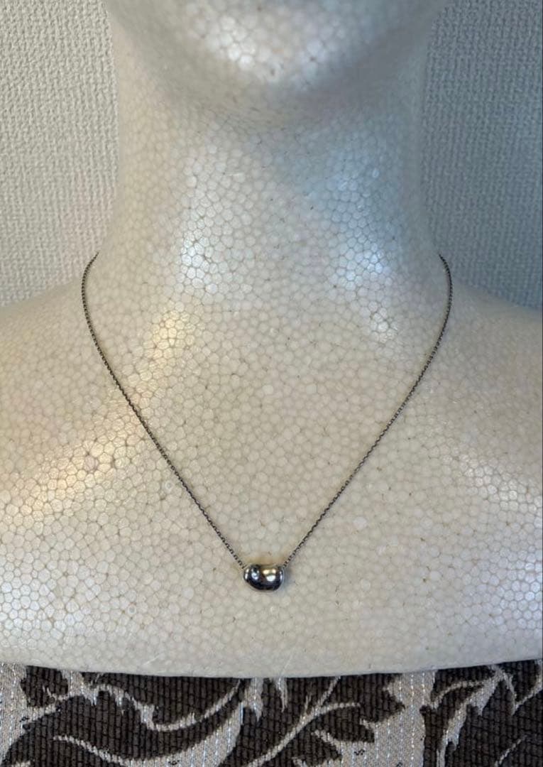 【TIFFANY】シルバービーンズ ネックレス