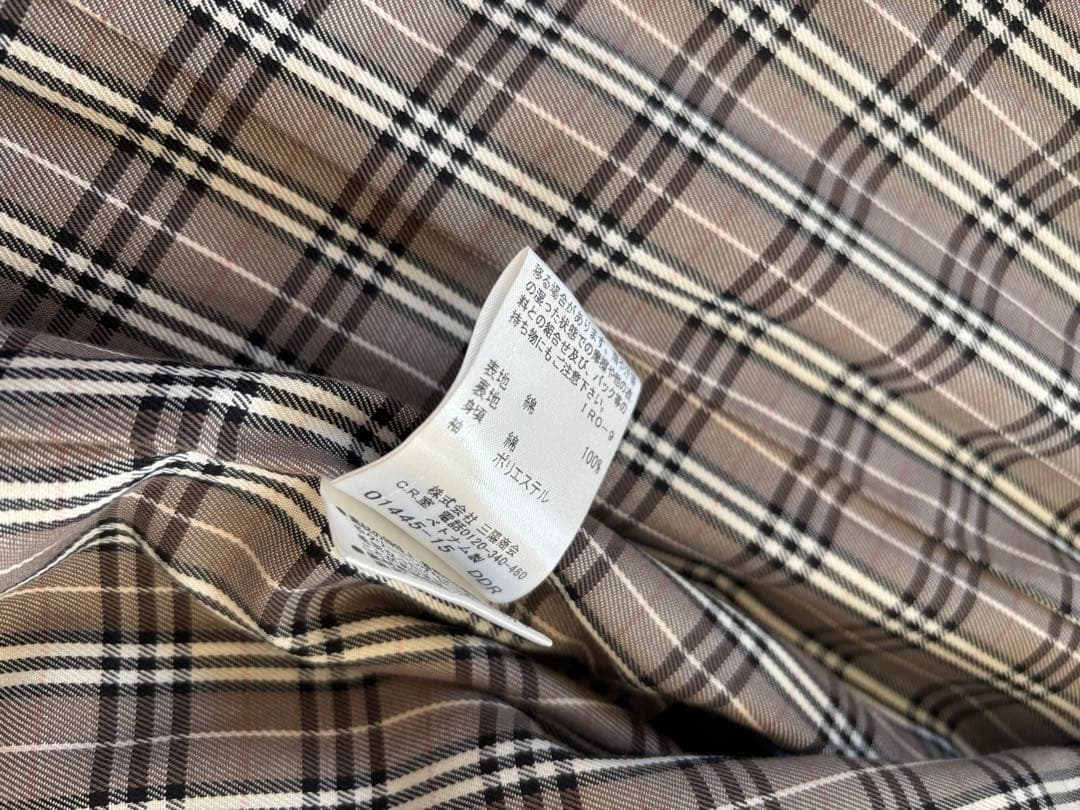 BURBERRY BLUE LABEL ブラックトレンチコート 36