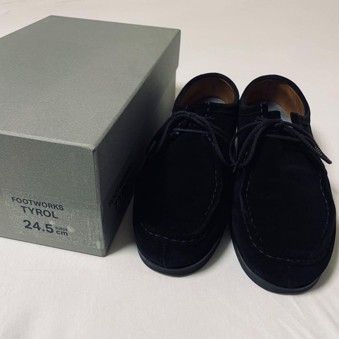 靴 FOOTWORKS Tirolean shoes_Suede leather